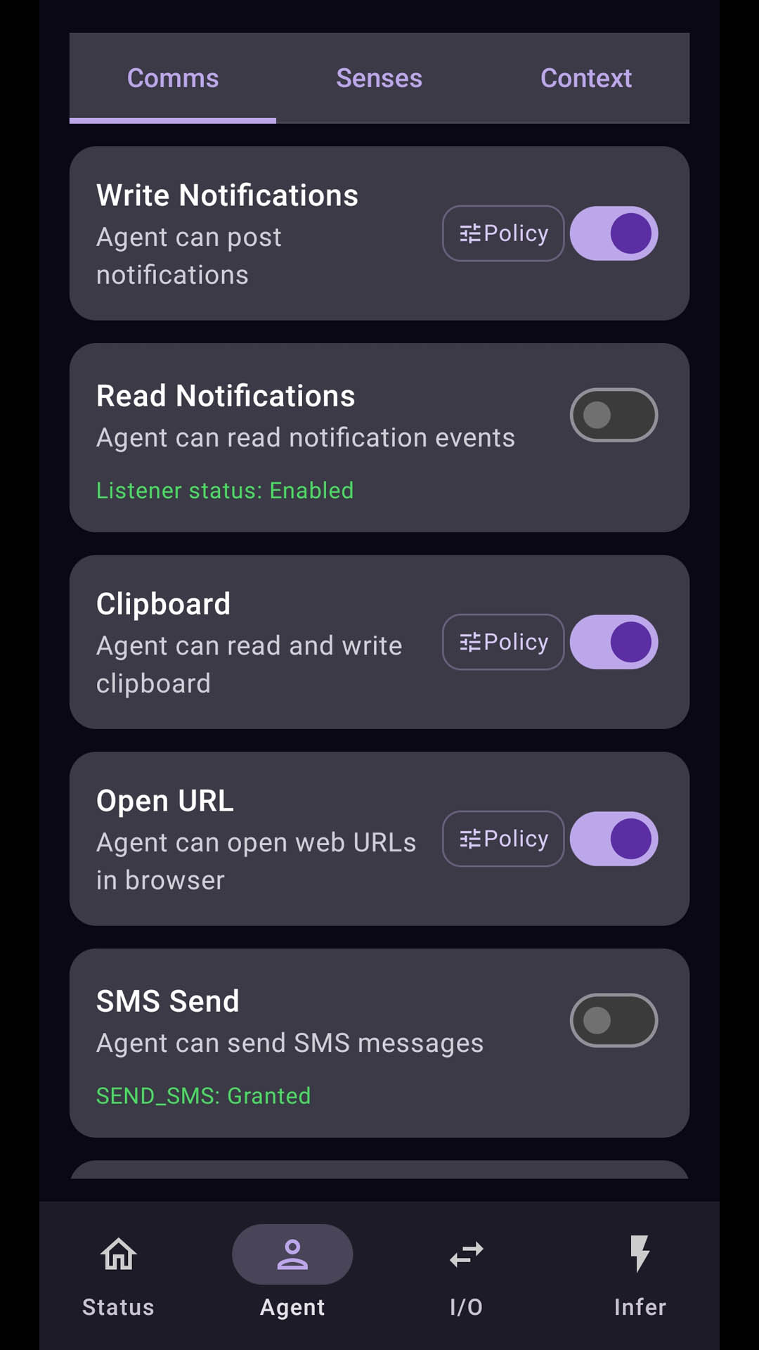 VAGUS MCP Capabilities - Comms